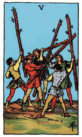 Five of Wands