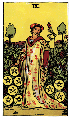 Nine of Pentacles